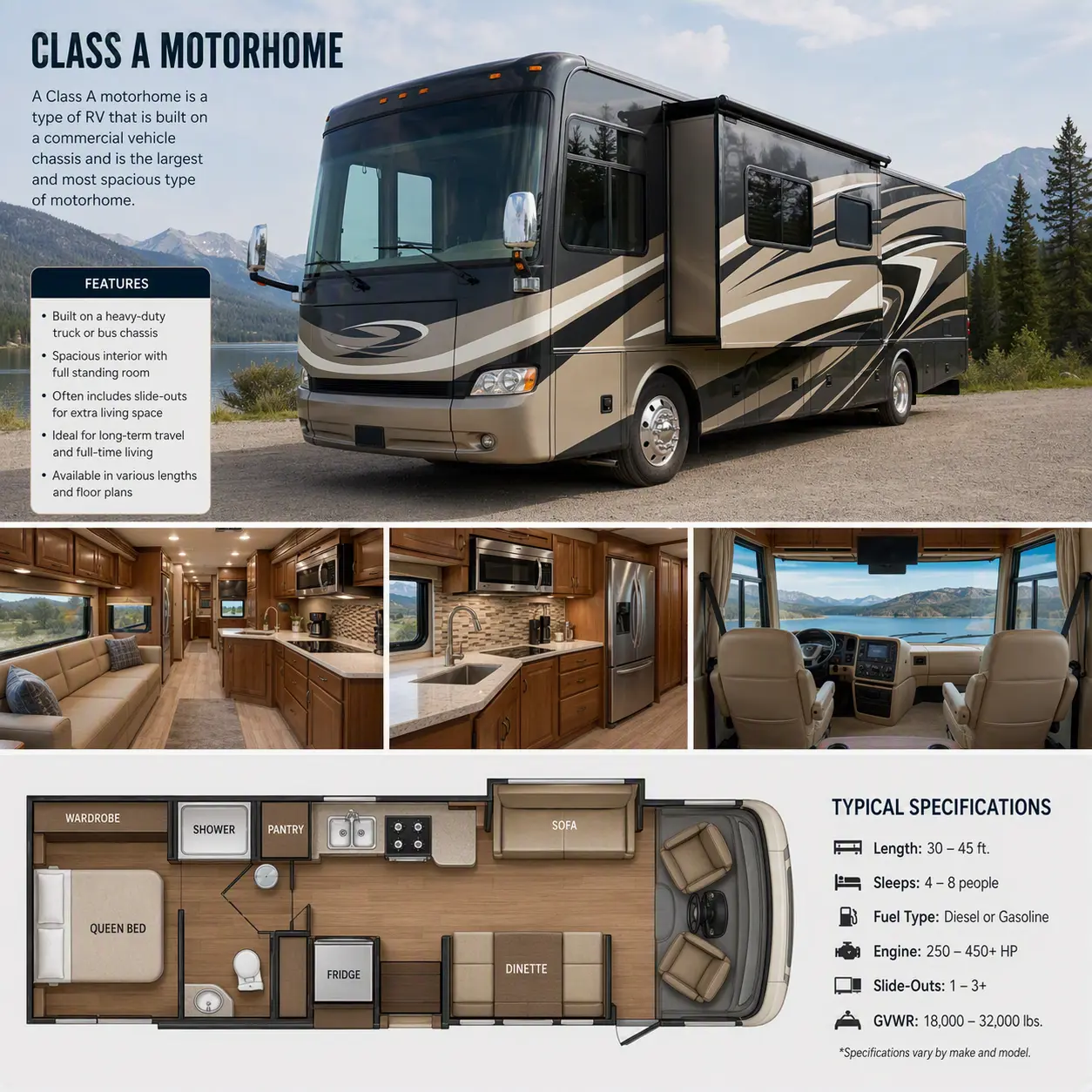 Florida Class A Motorhome Insurance Infographic